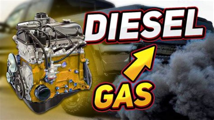 Can a diesel engine run on wood gas?