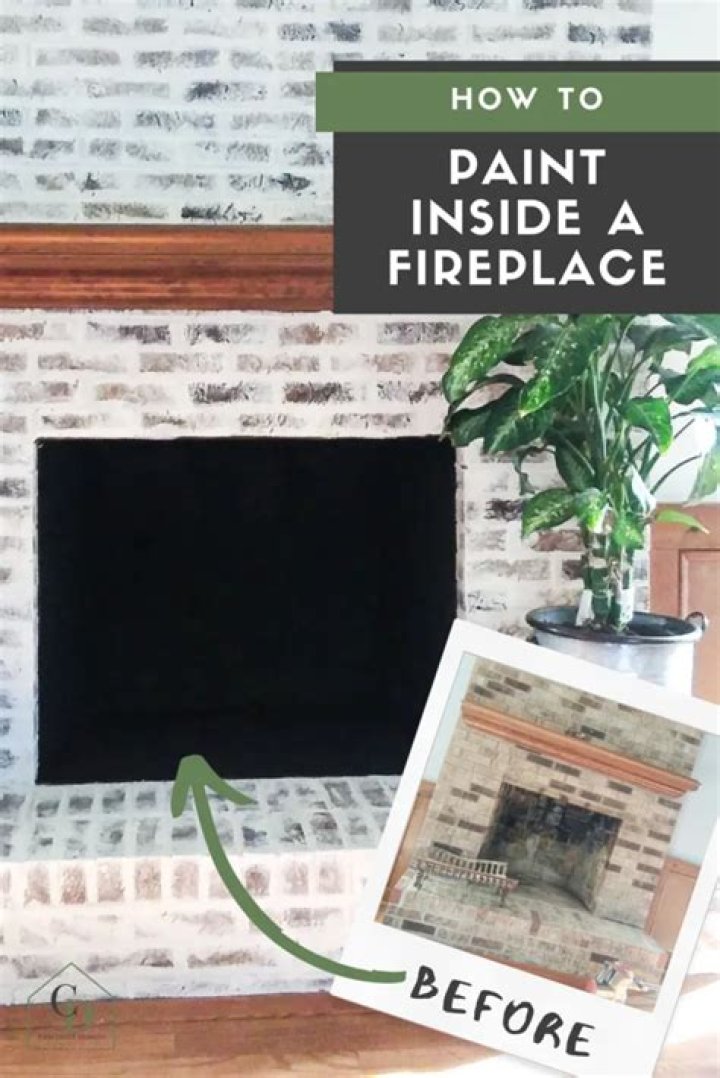 Can I paint the inside of my fireplace white?