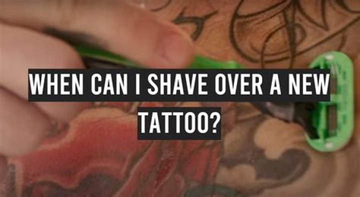 Can I shave over a tattoo?