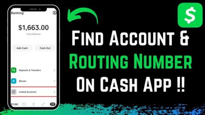 Can I use Cash App routing and account number?