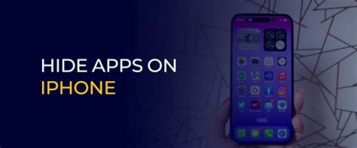 Can icons be hidden on iPhone?
