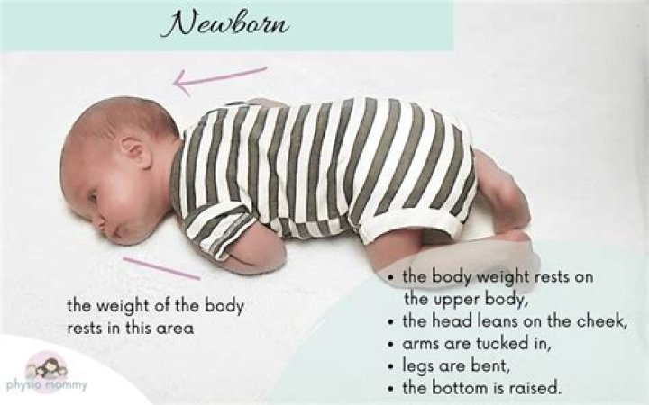 Can newborn sleep on tummy?