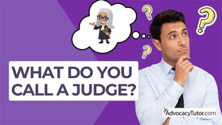 Can you call judge Sir?