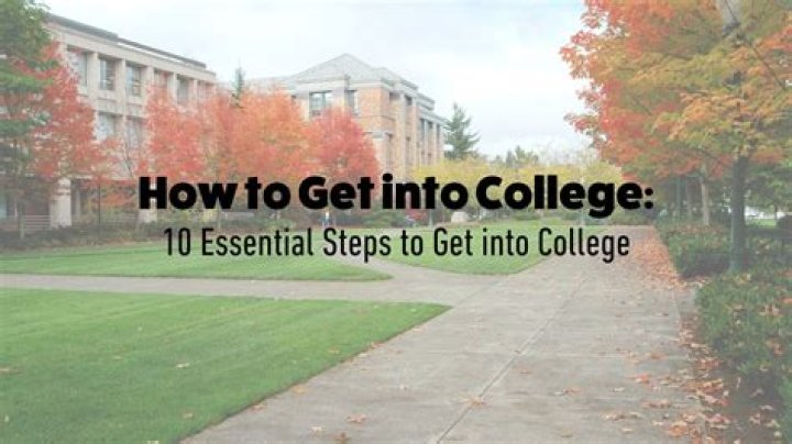 Can you get into college with D's?