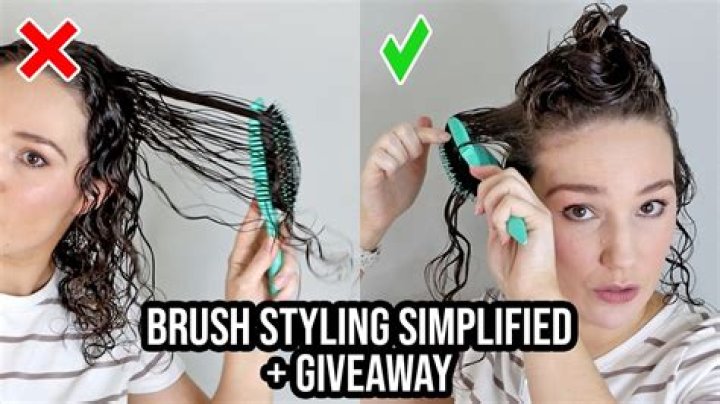 Can you get waves just by brushing your hair?