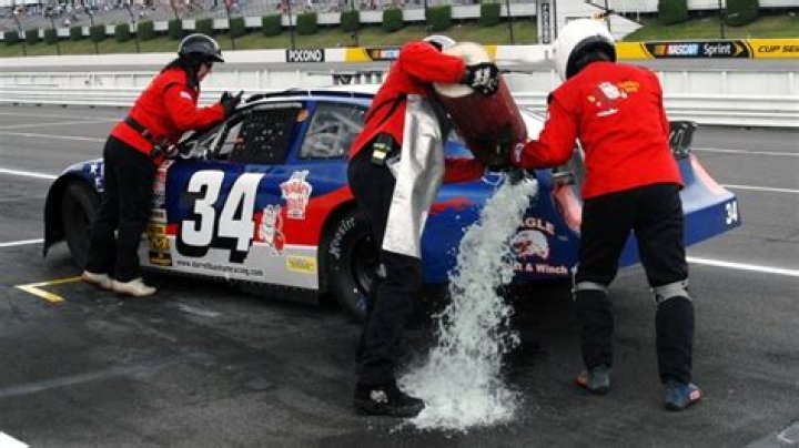 How big is a Nascar fuel tank?