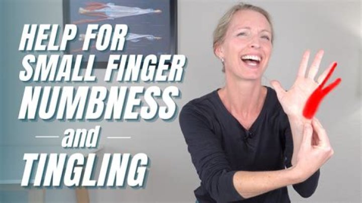 How can I get rid of numbness in my fingers?