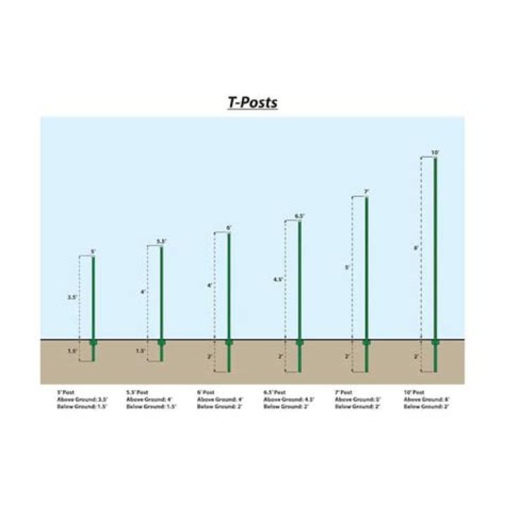 How deep should an 8ft fence post be?