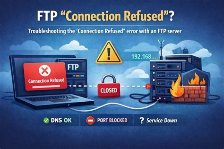 How do I fix FTP connection refused?