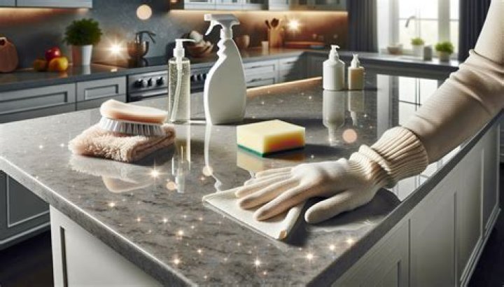 How do you keep quartz countertops shiny?