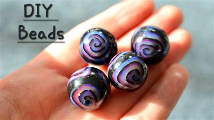 How do you make polymer clay beads shiny?