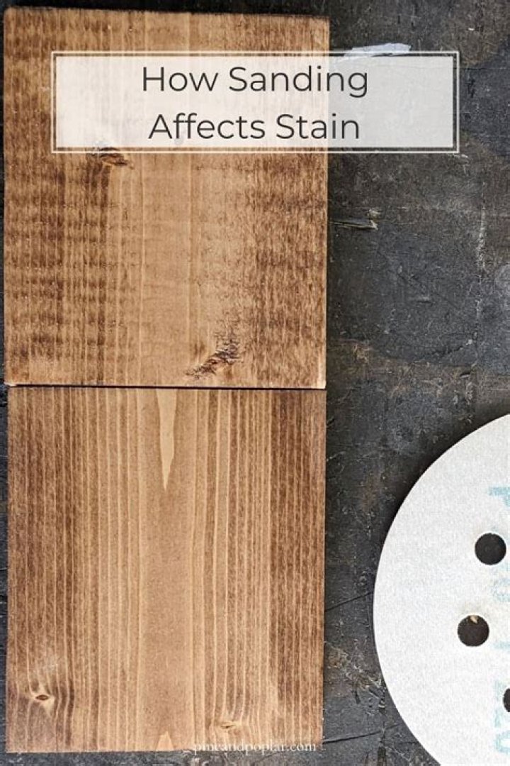 How do you seal wood after staining?