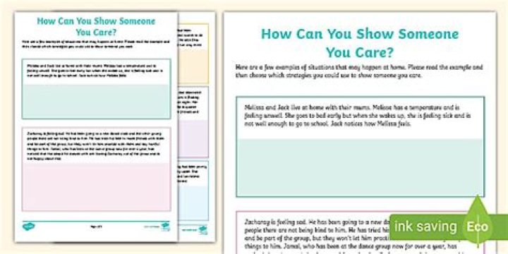 How do you show someone you care through text?