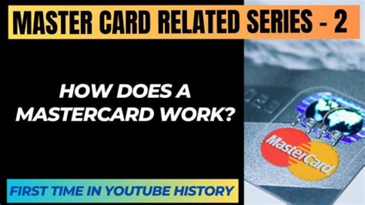 How does a Mastercard work?