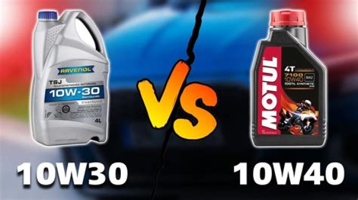 Is 10w30 better than 20W40?