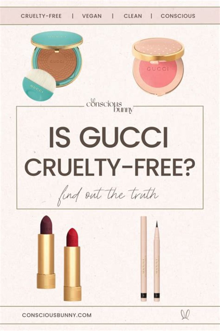 Is Gucci cruelty-free 2022?