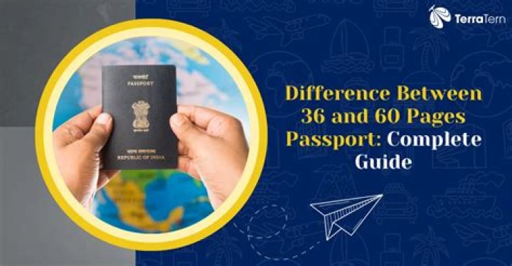 Should I apply for 36 or 60 pages passport?