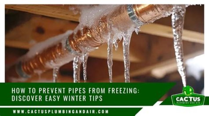 Should you run hot or cold water to keep pipes from freezing?