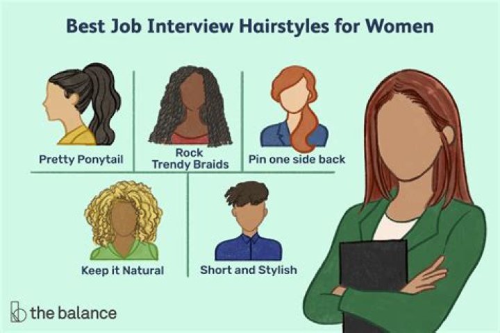 Should you wear your hair up or down for an interview?