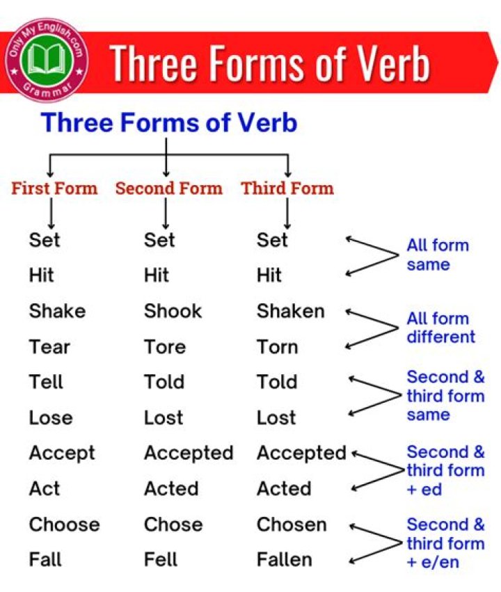 What are the 3 forms of language?