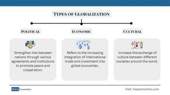 What are the types of Globalisation?