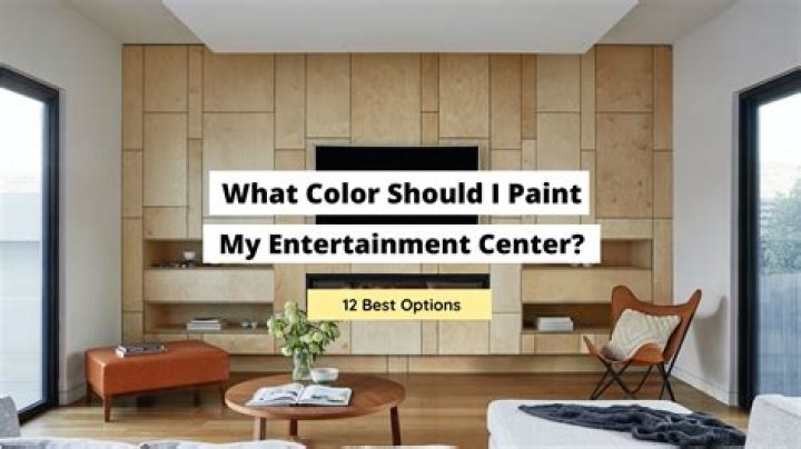 What color should your wall be behind your TV?