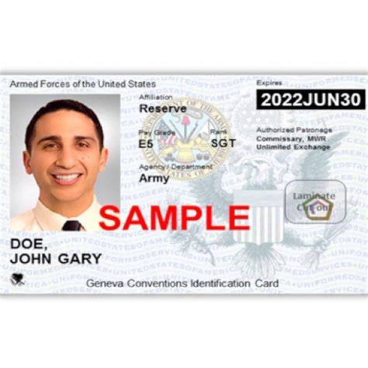 What does DB mean on military ID card?