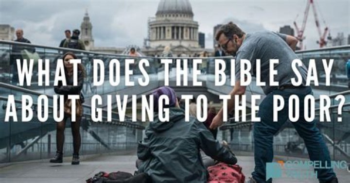 What God says about giving to the poor?