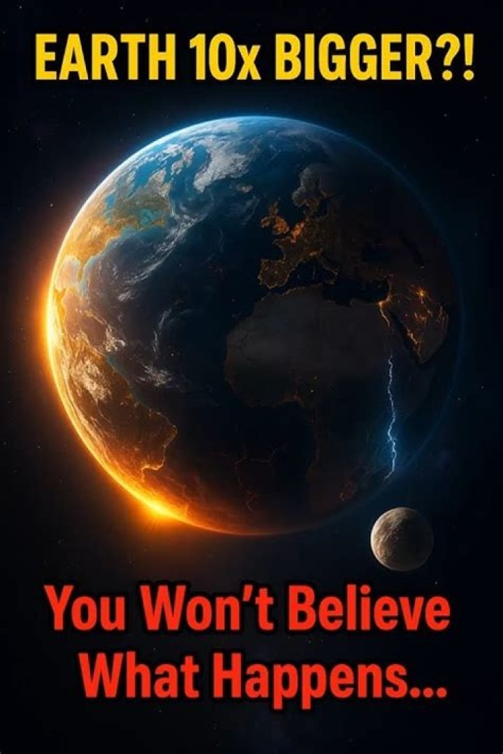 What if Earth was 10 times bigger?