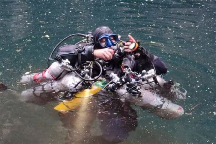 What is the deepest a scuba diver has ever gone?