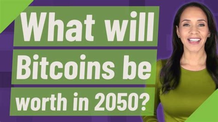 What will Bitcoins be worth in 2050?