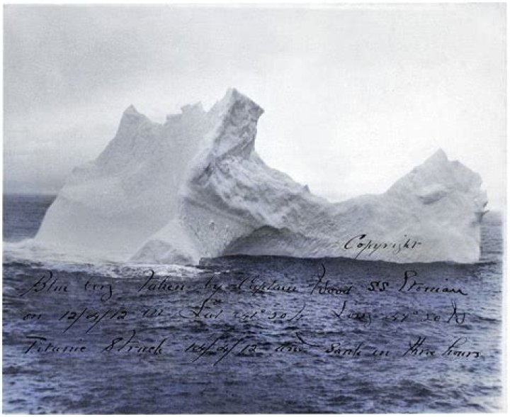 Where is the Titanic iceberg?