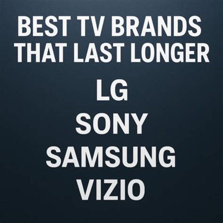 Which TV brand is most durable?