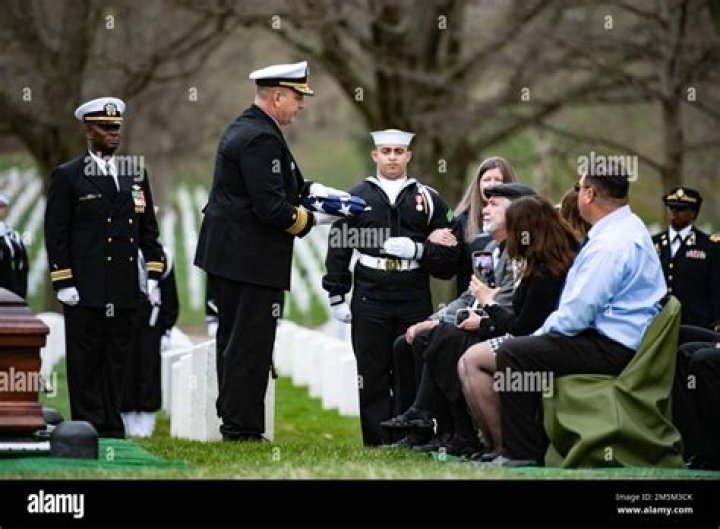 Who gets a military funeral?