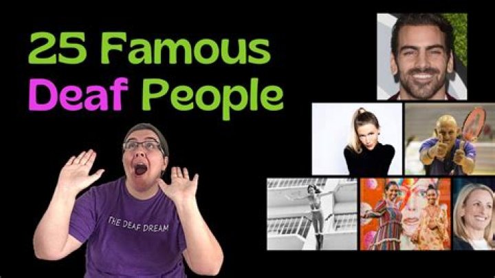 Who is famous deaf?