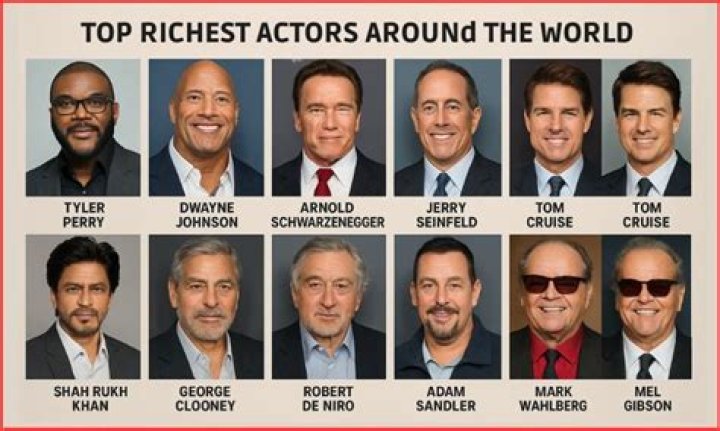 Who is the world richest actor?