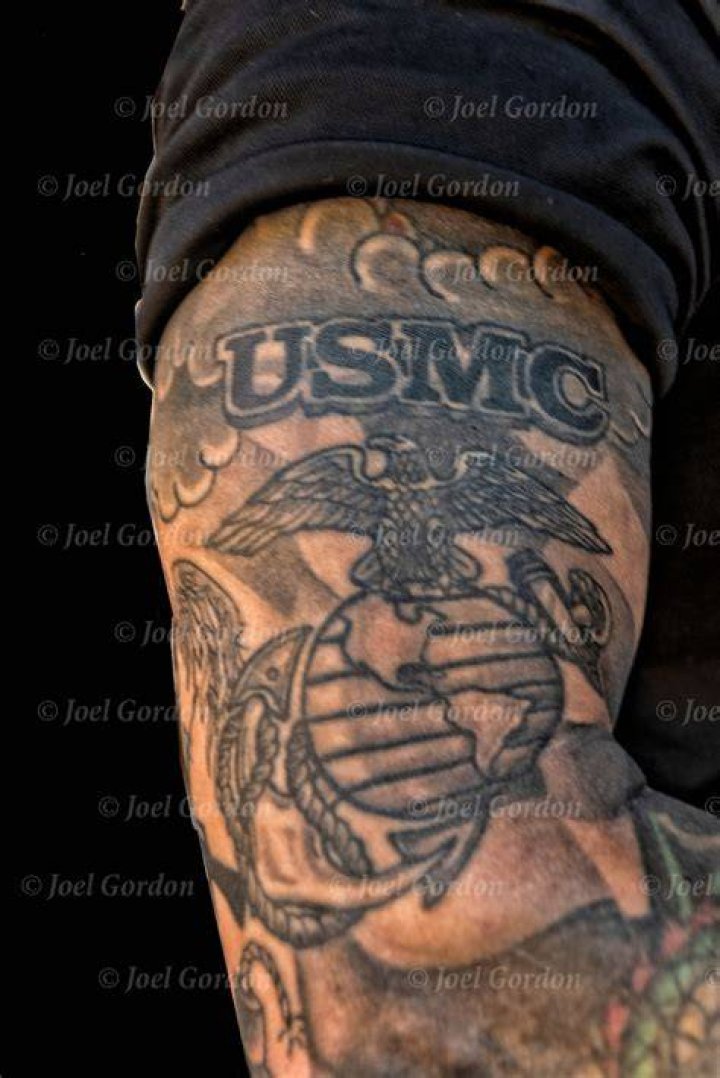 Why can't Marines tattoo their elbows?