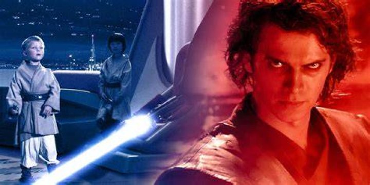 Why did Anakin's lightsaber not turn red?
