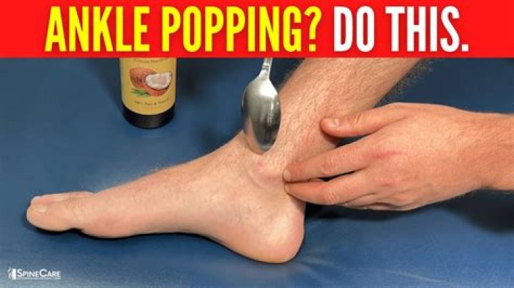 Why did I hear a pop when I rolled my ankle?