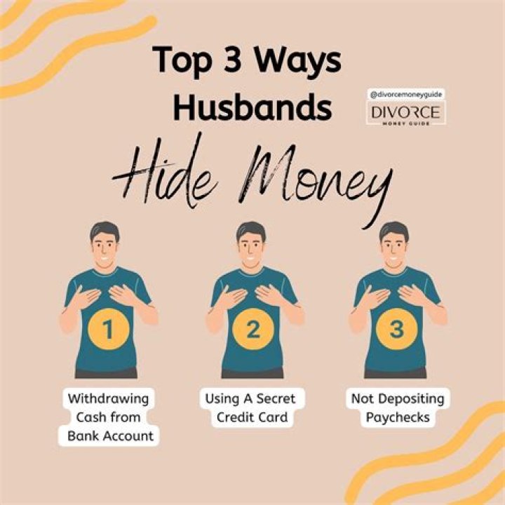 Why do husbands hide money from their wives?