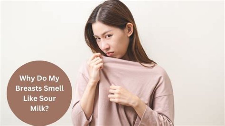 Why do my breast smell underneath?