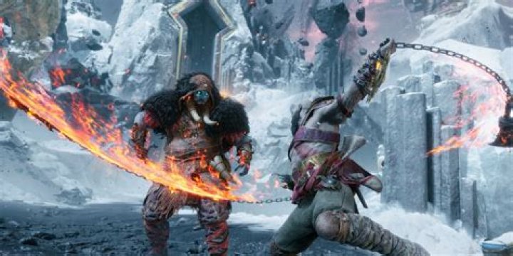 Why does Kratos keep his arms wrapped?