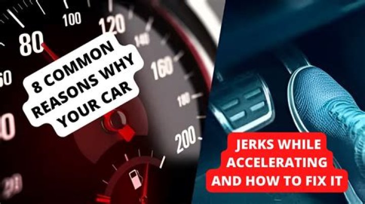 Why does my car jerk at 20 mph?