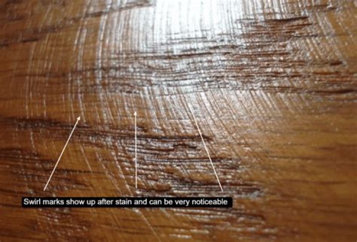 Why does my Sander leave swirl marks?