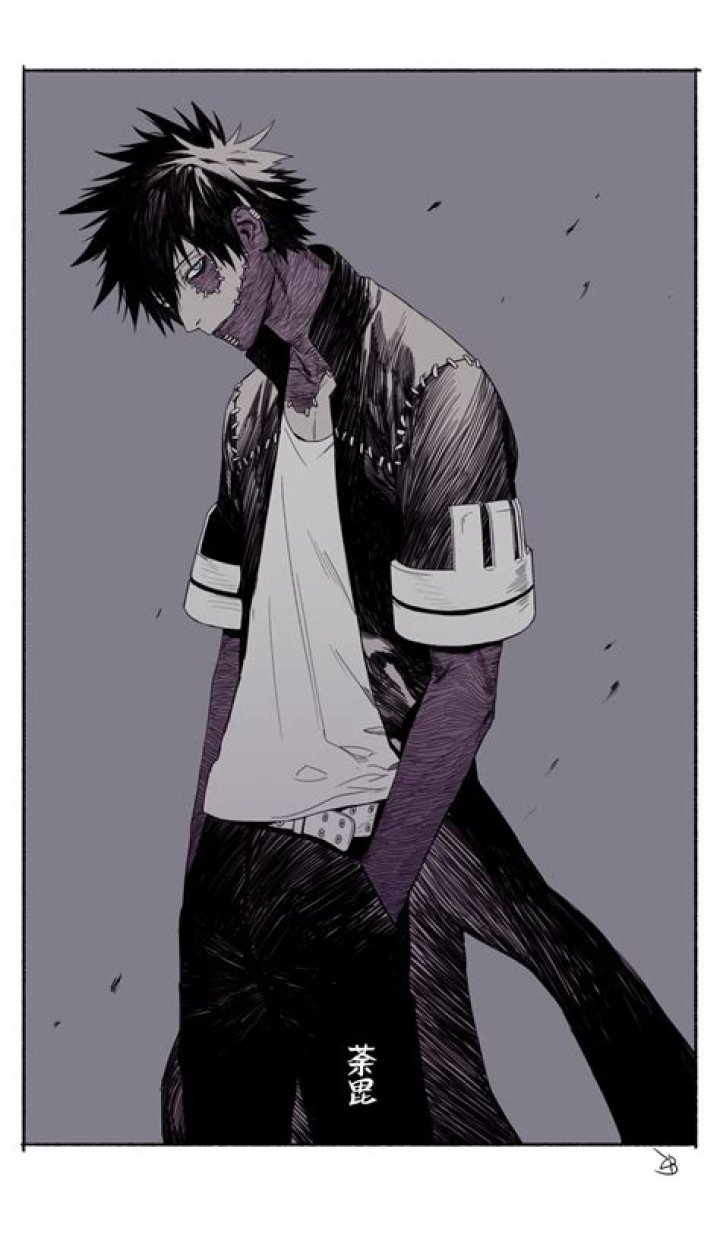 Why is Dabi stitched up?