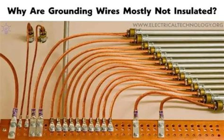 Why is the earth wire not insulated?
